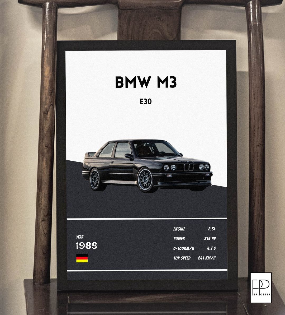bmw Персонализиран постер на BMW