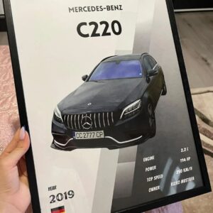 Персонализиран постер на Mercedes