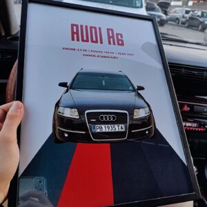 Персонализиран постер на Audi