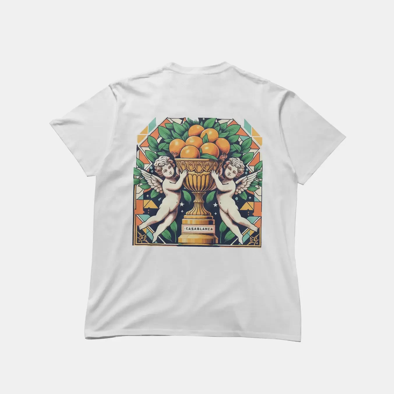 Casablanca back white
