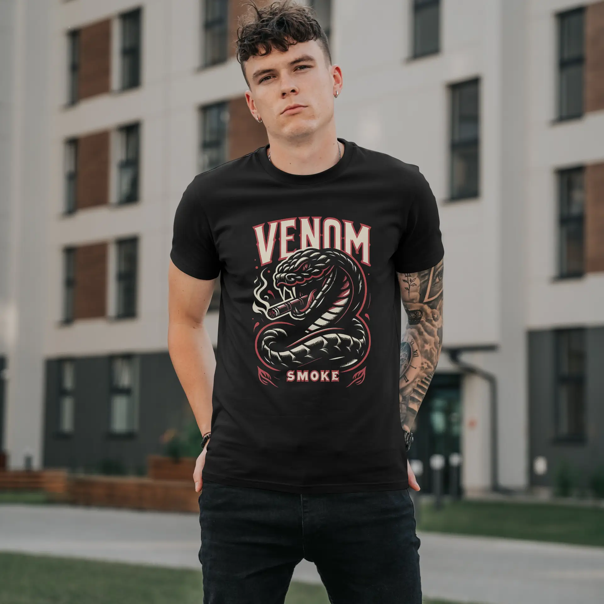 Venom Smoke Black tshirt