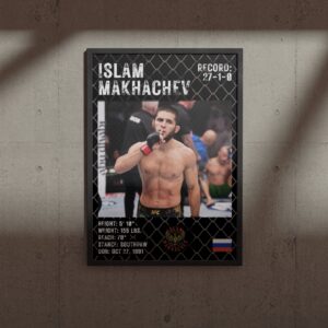 UFC постер Islam Makhachev