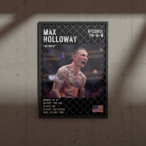 UFC постер Max Holloway
